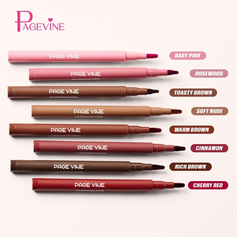 Velvet Brown Lip Liner Pencil  - Matte Velvet Lip Tint Long Lasting recension och pris