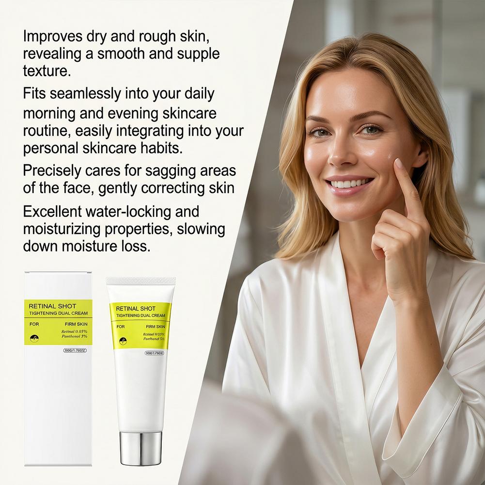 Retinol Shot Tightening Dual C - Retinol Anti Wrinkle Cream recension och pris
